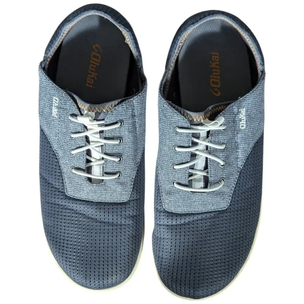 Olukai Nohea Moku Water Mesh Slip On Casual Boat Shoes Mens 10.5